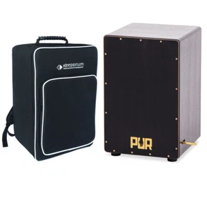 PUR Vision SP PRO Black & Gold Cajon + Tasche - Picture 1 of 7