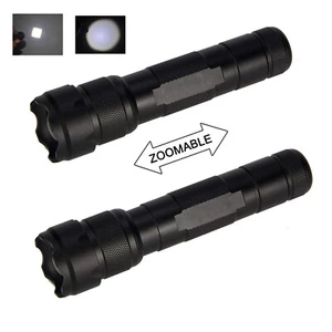 Zoomable Single Mode 10W 6500K LED 800 Lumen WF502B Flashlight Torch - Picture 1 of 10