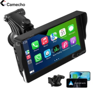 Radio estéreo portátil para automóvil de 7" inalámbrica Apple Carplay Android reproductor de MP5 automático para automóvil - Imagen 1 de 21