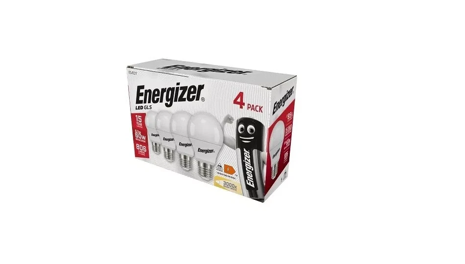 4X clearance GLS ES edison screw LED 9W = 60W LIGHT BULBS LAMP WARM WHITE 3000K - Image 1 of 1