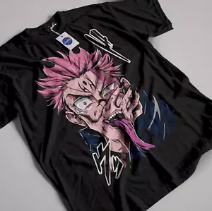 Ryomen Sukuna T-Shirt Jujustu Kaisen Sukana Anime Graphic T Shirt - Picture 1 of 1