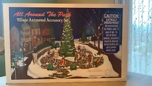 Dept 56 - 1994 ANIMATED ALL AROUND THE PARK SET - Heritage Village - Picture 1 of 4