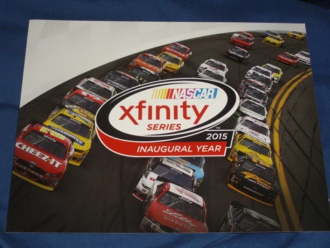 2015 NASCAR XFINITY SERIES "INAUGURAL SEASON" NASCAR POSTCARD Cover