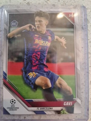 Gavi 2021-22 Rooke Card RC Base Topps UCL #50 - Image 1 of 2