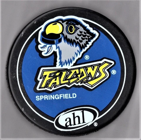 SPRINGFIELD FALCONS American Hockey League AHL Souvenir Puck Cover