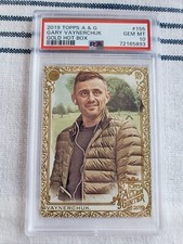 2019 Topps Allen & Ginter GARY VAYNERCHUK Vee Gold Card RC PSA 10 Gem Mint
