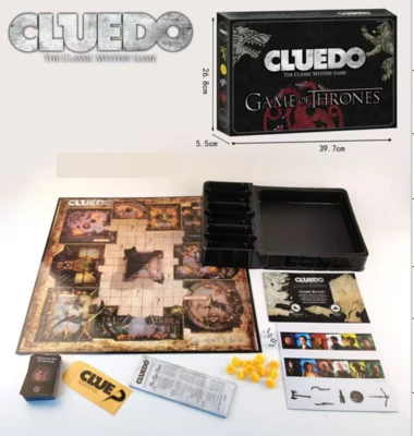 Cluedo Game of thrones board game - Image 1 of 2
