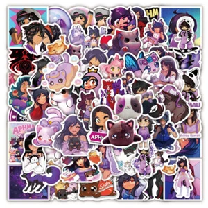 60pcs Aphmau Sticker Graffiti Luggage Notebook DIY Skateboard Waterproof Decor - Picture 1 of 7