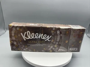 Kleenex Ultra Soft Facial Tissue, Pocket Purse Soft Pack, Pack of 10 - Picture 1 of 2