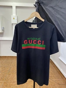 Gucci Original Print T-Shirt size L color black - Picture 1 of 10