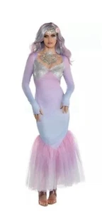 NEU Mystical Mermaid Damen Gr. 6-8 Mittel 2-teiliges Kostüm Halloween Kostüm Erwachsene - Bild 1 von 7