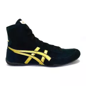 ASICS EX-EO TWR900 Wrestling Boxing Shoes 1083A001 2023 Black Gold Size Vari#242 - Picture 1 of 4