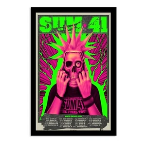 Sum 41 North America Tour 2024 Poster