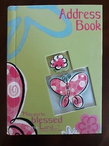 (New) Butterfly & Flower Cut-Out Dayspring Address Book w/ NIV Scripture verses - Imagen 1 de 10