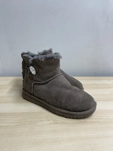 UGG Australia Damen Stiefel Bailey Bow II Freizeit Pull-On Knöchel Wildleder UK 3,5 (S107 - Bild 1 von 8