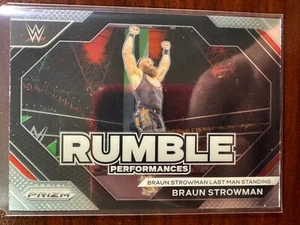2024 Panini Prizm WWE - Rumble Performances - #10 Braun Strowman - Picture 1 of 2