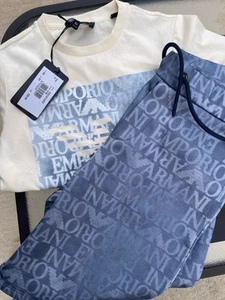 Emporio Armani Boys Short Set NWT 6y - Picture 1 of 22