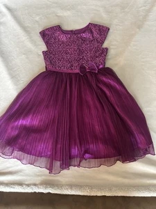 Jona Michelle Pink Sparkly Dress Size 7 - Picture 1 of 6