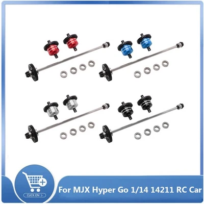 Differential Center Drive Shaft Set For MJX Hyper Go 1/14 14211 RC Car Upgrade - Image 1 of 4