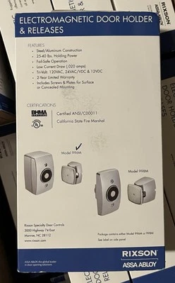 ASSA ABLOY Rixson 996M Electromagnetic Door Holder Surface Mount Tri-Volt