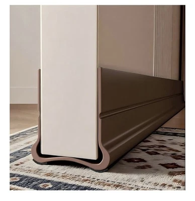 Excluidor de tiro de puerta, sello de puerta de PVC para protección contra el sonido Foto 1 de 4