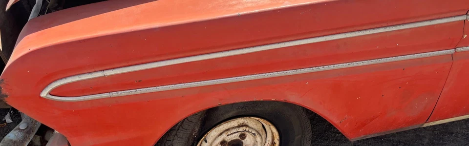 1964 Ford Falcon Futura боковые молдинги ТОЛЬКО ВЕРХНЯЯ ЧАСТЬ - Изображение 1 из 1