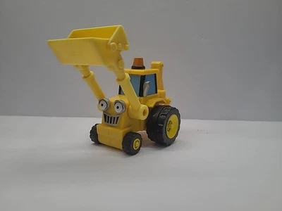 Vintage Bob The Builder Figure Scoop Yellow Vehicle Clean  - Image 1 of 4