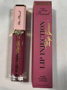 BRILLO LABIAL DE INYECCIÓN DE LABIOS TOO FACE BRILLO DE RELLENO ELÉCTRICO "PAGADO" ROSA - Imagen 1 de 2