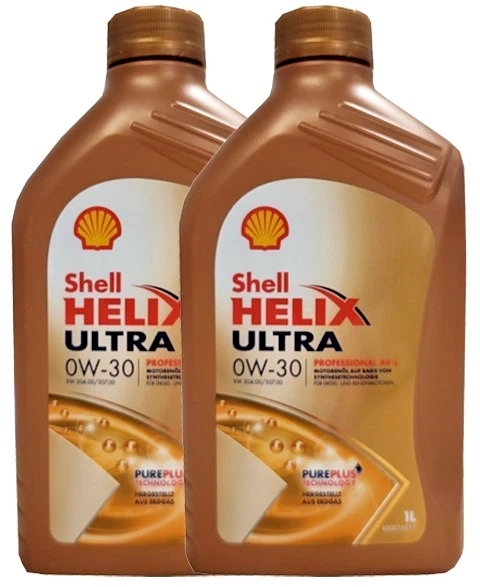 Shell Helix Ultra Professional AV-L 0W-30 Motoröl 2 Liter VW 50400 VW 50700 - Bild 1 von 4
