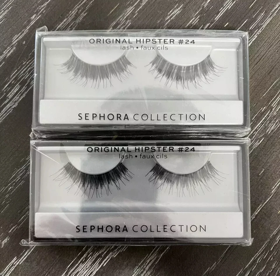 Lote de 2 ~ Pestañas Falsas Colección Sephora ~ Hipster Original #24 ~ Sellado Foto 1 de 1