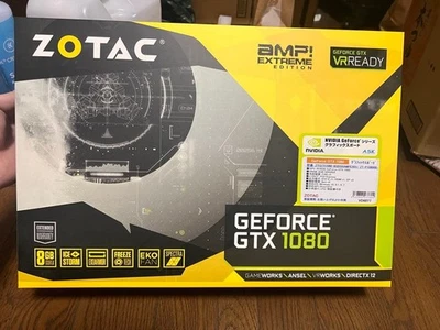 Zotac Geforce Gtx 1080 Amp Extreme 8gb Gddr5x Gaming Graphics Card Vr Ready - Image 1 of 4
