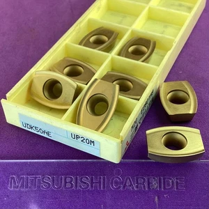 8pc MITSUBISHI UDK 50AE Carbide Milling Inserts UP20M🎯Machinist - Picture 1 of 1