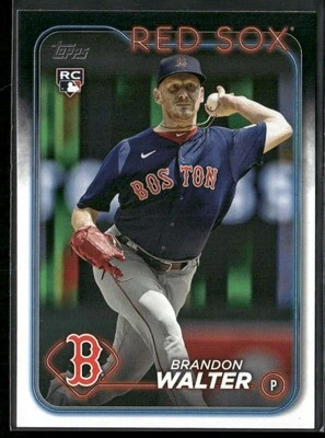 2024 TOPPS BRANDON WALTER RC BOSTON RED SOX #193 - Image 1 of 2