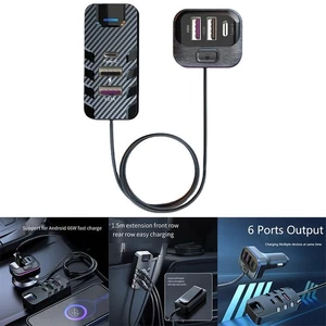 Suitable For 66W Fast Charging Car Charger USB Car Charger Multi USB Car Charger - Picture 1 of 12