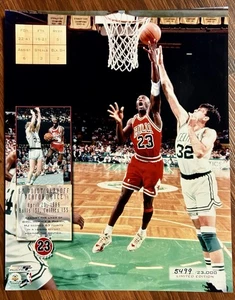 Michael Jordan 8x10 Glossy Photo "63 Point Game" 5499/23.000 Upper Deck - Bild 1 von 2