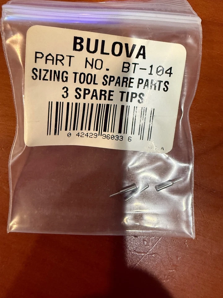 Bulova Sizing tool spare tips - Image 1 of 1