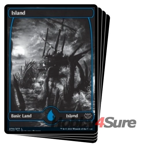 Island (270) (full Art) X4 M/NM Magic: The Gathering MTG Innistrad: Crimson Vow - Image 1 of 1