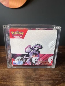 Premium Acrylic Display Case Box for Pokemon Booster Boxes - UV Protected - Picture 1 of 2