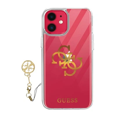 Guess, Cover per iPhone 11 bi-materiale 4G Charms, Oro - Immagine 1 di 4