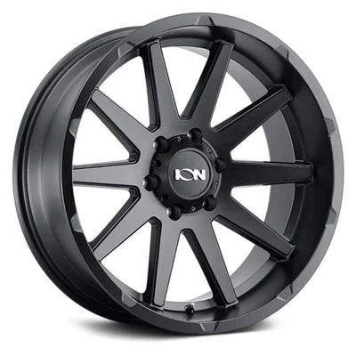 Ion Alloy 143 Wheel 18x9 (18, 8x165.1, 125.2) Black Single Rim - Image 1 of 4