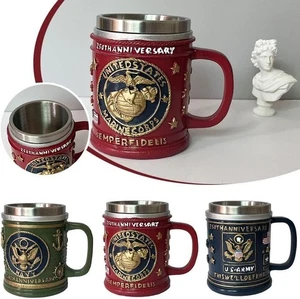Navy 250th Anniversary Military 3D Mug, Gift to Veterans Army Navy Air Force - Picture 1 of 12