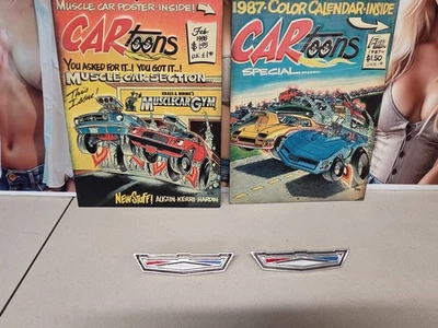 Ford Galaxie 500 C 1964 emblemas de panel de vela de pilar (par) OEM Foto 1 de 4