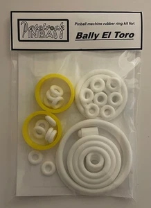 1972 Bally El Toro Pinball Machine Rubber Ring Kit - Picture 1 of 3