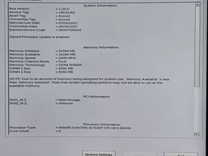 DELL OPTIPLEX MICRO I3 7100T 16GB MEM 128GB M.2 SSD 256GB 2.5 SSD WIN11 AC... - Picture 1 of 21