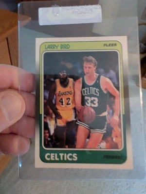 1988-89 Topps Larry Bird Boston Celtics #9 Fleer NMT- MT! Beauty!!!! - Image 1 of 4