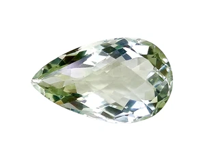 12.510cts Green Natural amethyst Pear Shape cut  loose gemstones see video - Bild 1 von 3