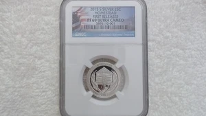 2015 S SILVER HOMESTEAD FIRST RELEASES PF69 ULTRA CAMEO NGC QUARTER SEE PICS!!!! - Picture 1 of 10