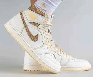 Nike Air Jordan 1 Retro High Og Craft Herren Turnschuhe Schuhe Größe UK 7,8 - Bild 1 von 12
