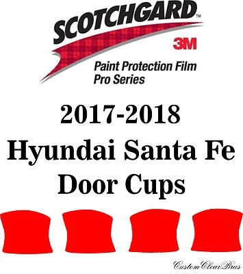 Película de protección de pintura 3M Scotchgard serie Pro para Hyundai Santa Fe 2017 2018 Foto 1 de 3