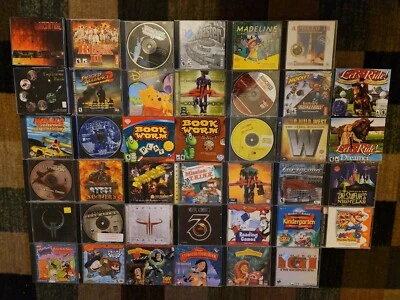 40 GAMES PC Game Lot CD ROM! Personal Computer - Quake, Mortal Kombat, Mario Etc - Image 1 of 4